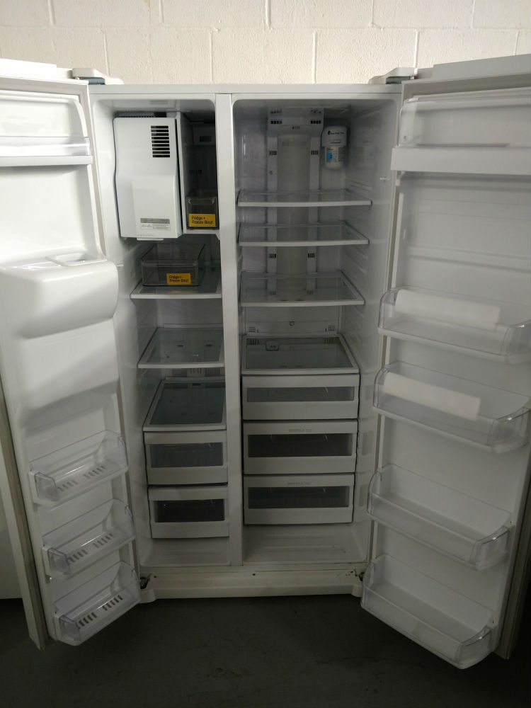 Used side by side fridge