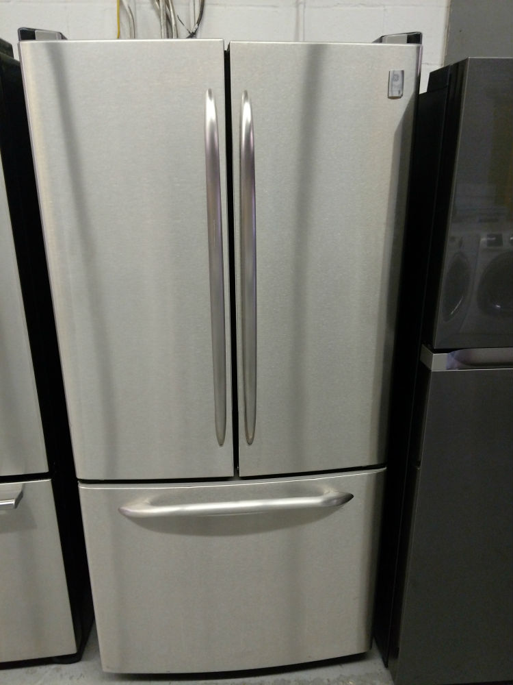 French door stainless steel refrigerator