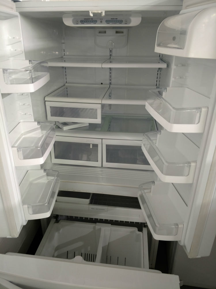 White french three door refrigerator