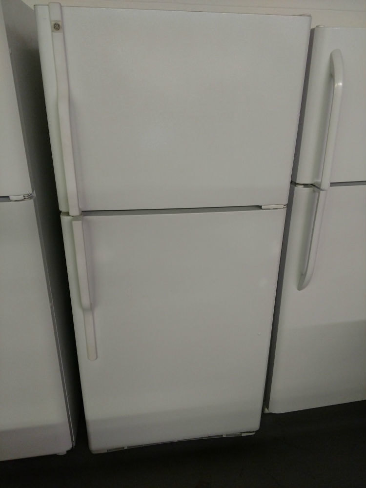 Used two door top freezer refrigerator